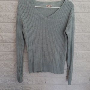 Cable knit sweater